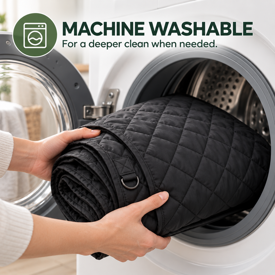 Give the cover a deeper clean when it needs one.